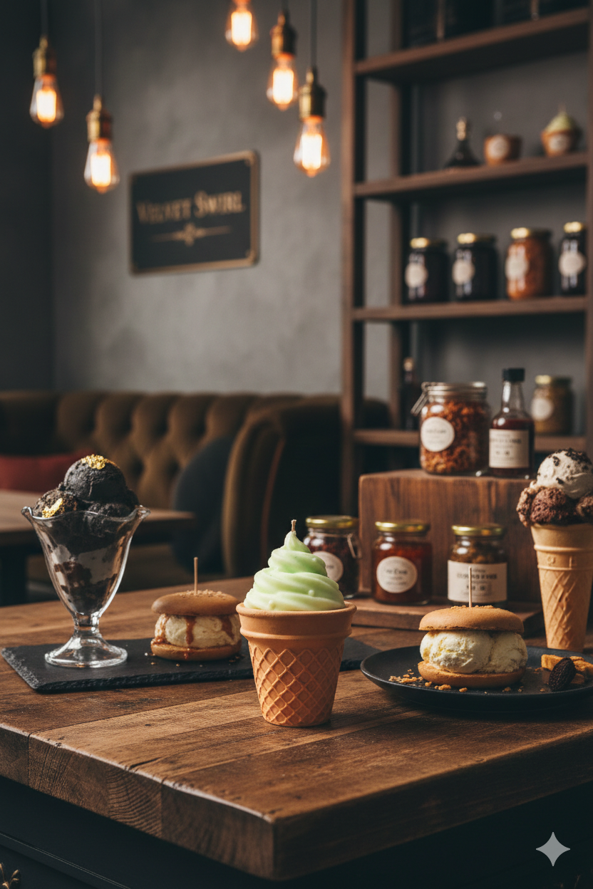 Pistachio Coconut Dream Ice-Cream Cone